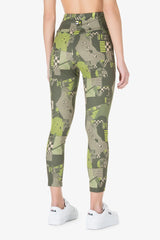 Leggins Verde VR46 Tights Aop