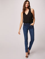 Jeans Skinny Blu Pom.P