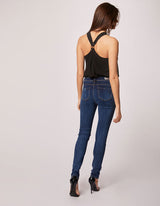 Jeans Skinny Blu Pom.P