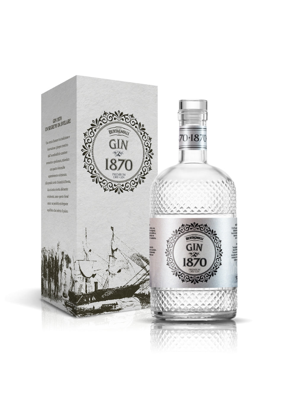 Gin 1870 Premium Dry Gin 70 cl