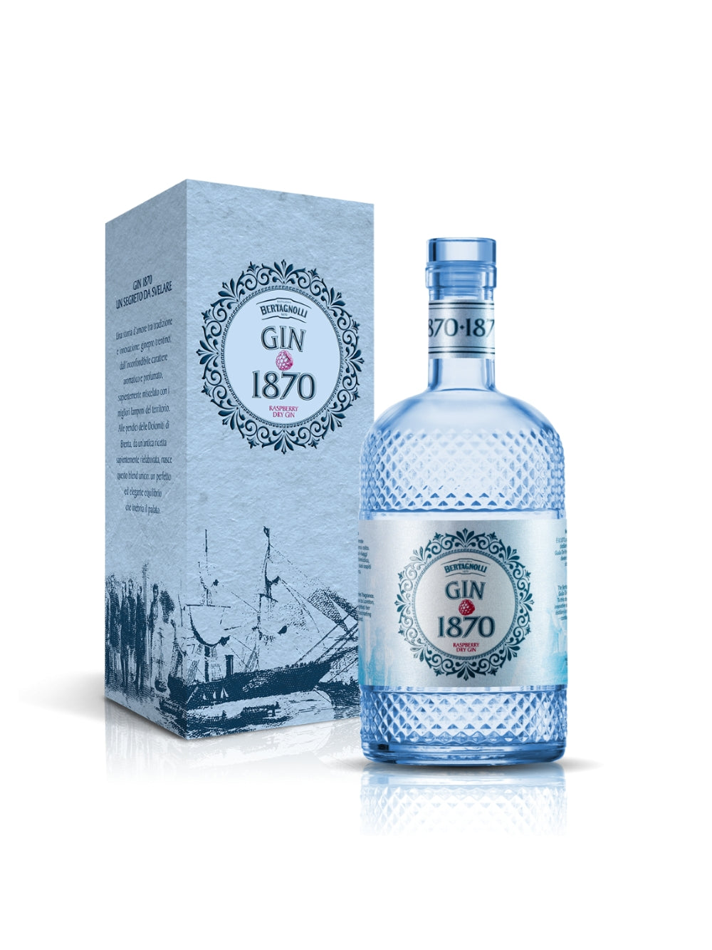 Gin 1870 Raspberry Dry 70 cl