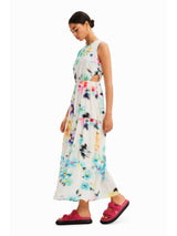 Abito Lungo Bianco Avinyon