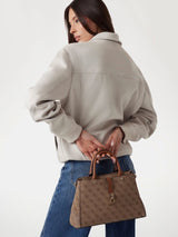 Borsa Beige Zamira 4G logo