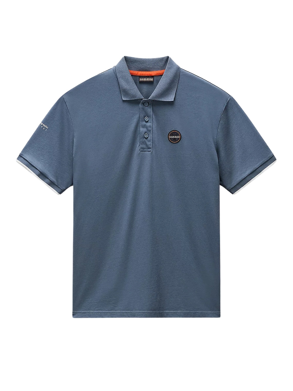 Polo Grigia Badge