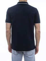 Polo Blu Small Stripes