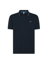 Polo Blu Small Stripes