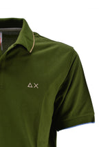 Polo Verde Small Stripes