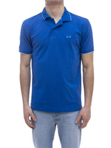 Polo Blu Royal Small Stripes