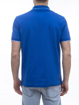 Polo Blu Royal Small Stripes