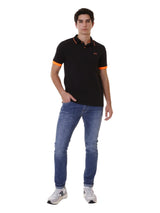 Polo Nera Small Stripe Fluo