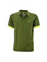 Polo Verde Small Stripe Fluo