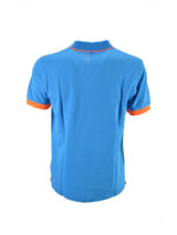 Polo Celeste Small Stripe Fluo