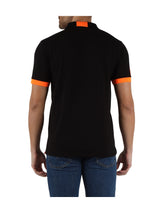 Polo Nera Logo Fluo S/S