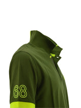 Polo Verde Logo Fluo S/S
