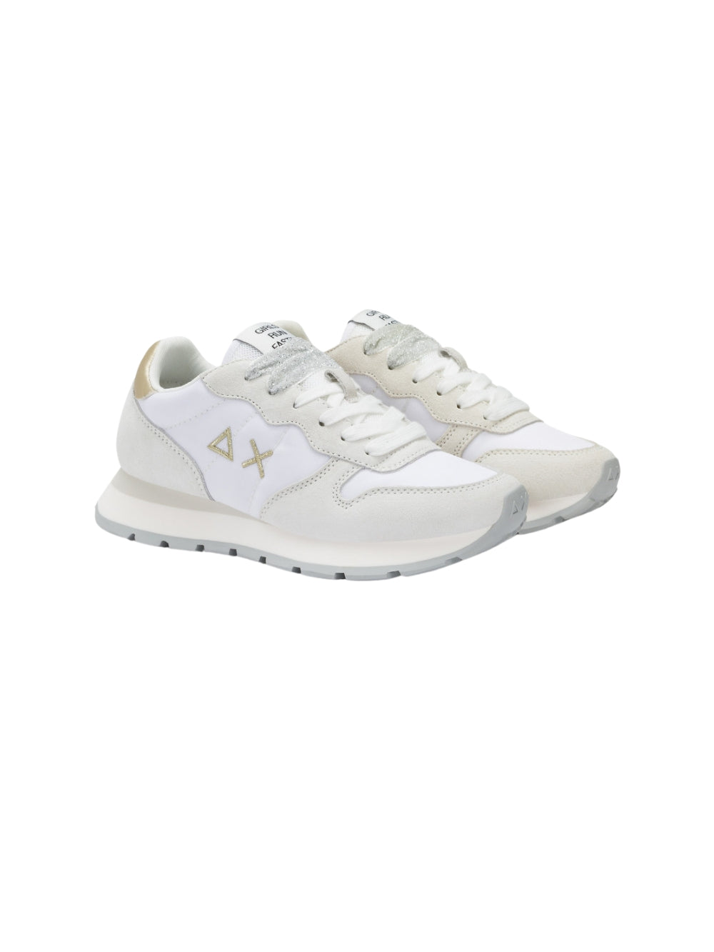 Snerakers Bianche Ally Gold Silver