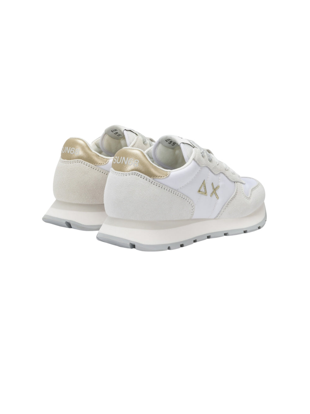 Snerakers Bianche Ally Gold Silver