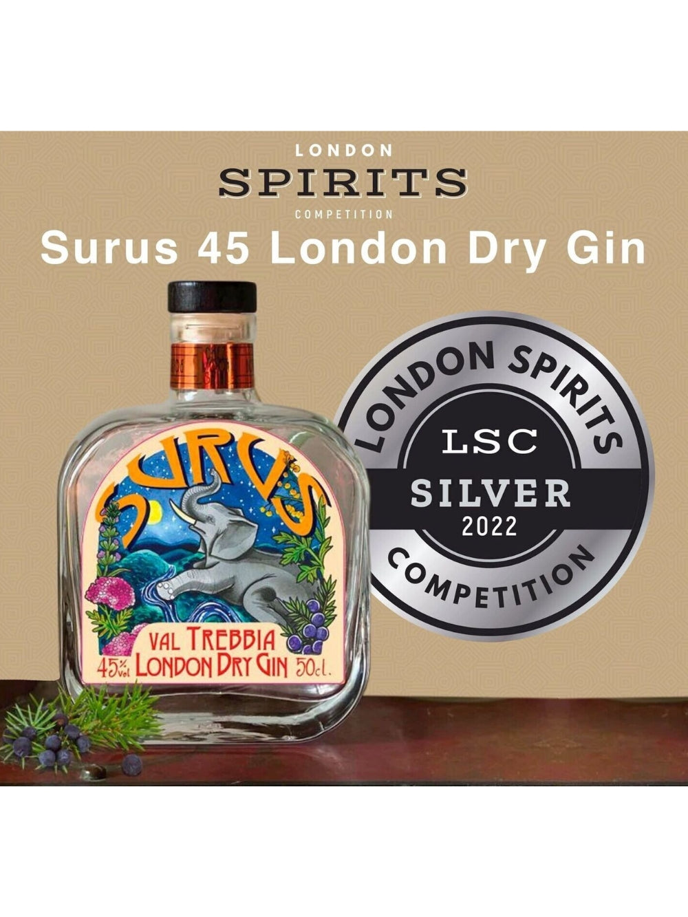 Gin Surus 50 cl