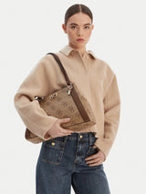 Borsa Beige Karnilla Logo