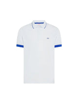 Polo Bianca Small Stripe Fluo