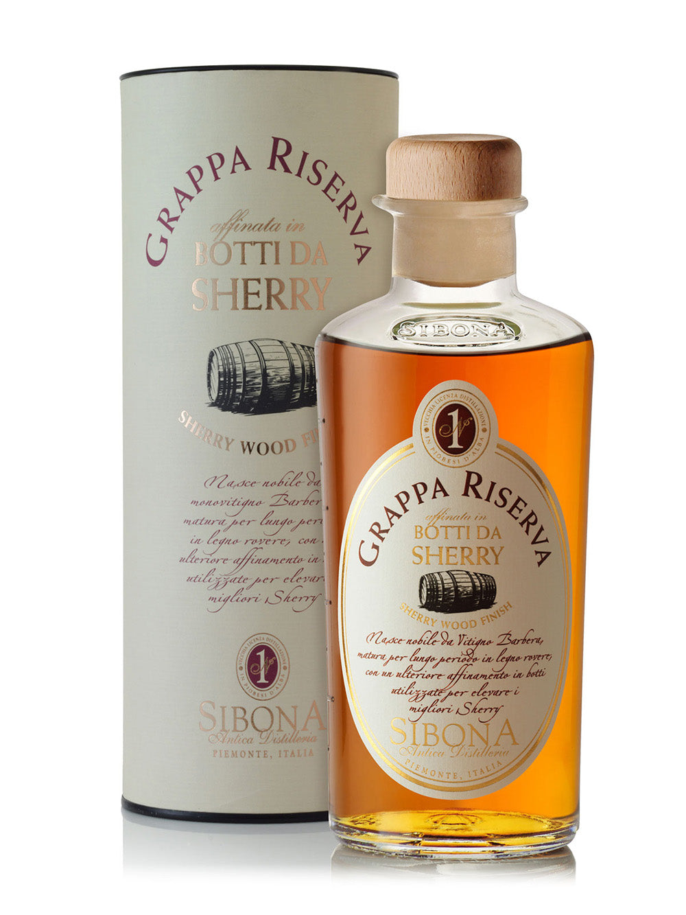 GRAPPA RISERVA IN BOTTI DA SHERRY