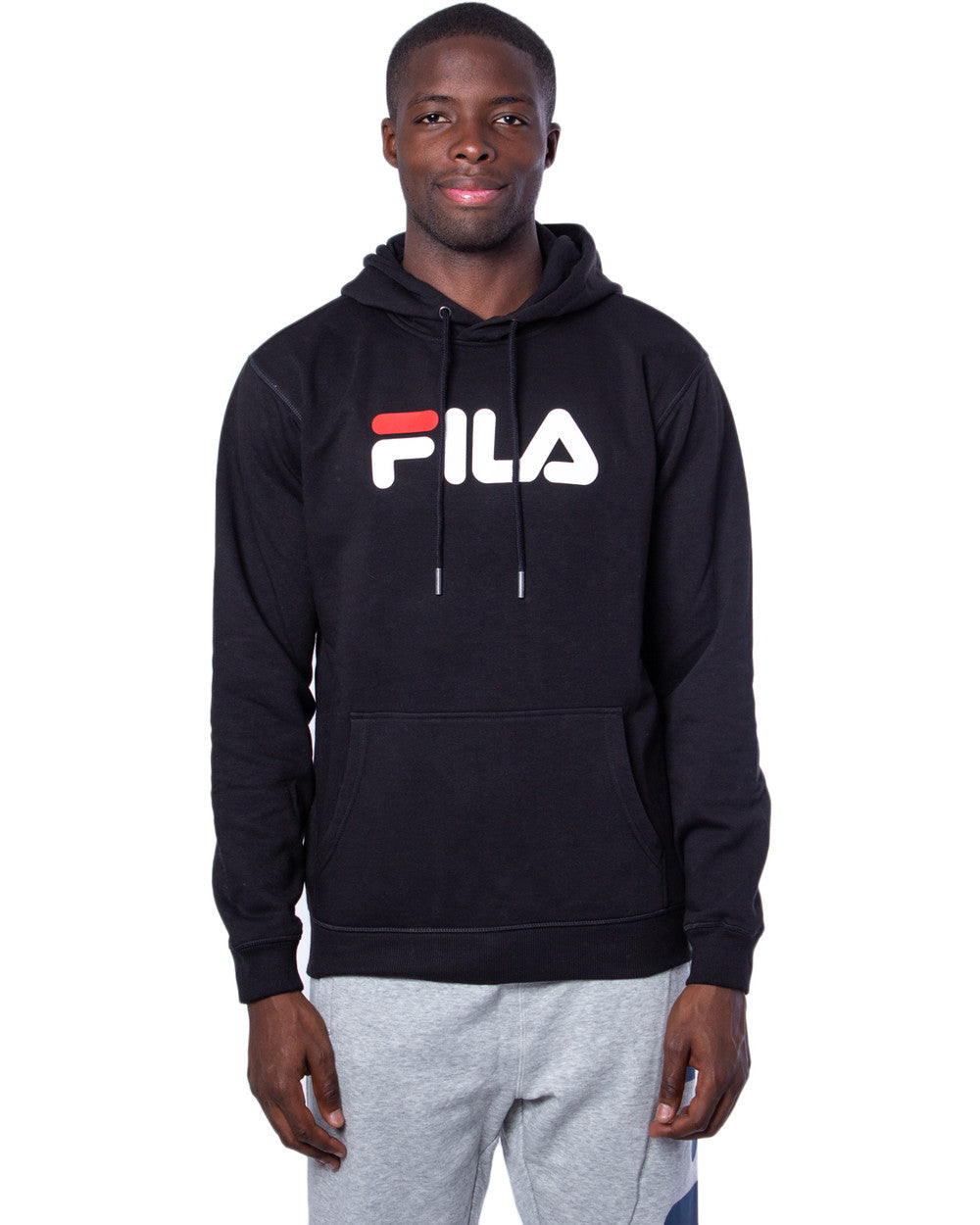 Felpa Cappuccio Nera Unisex Barumini