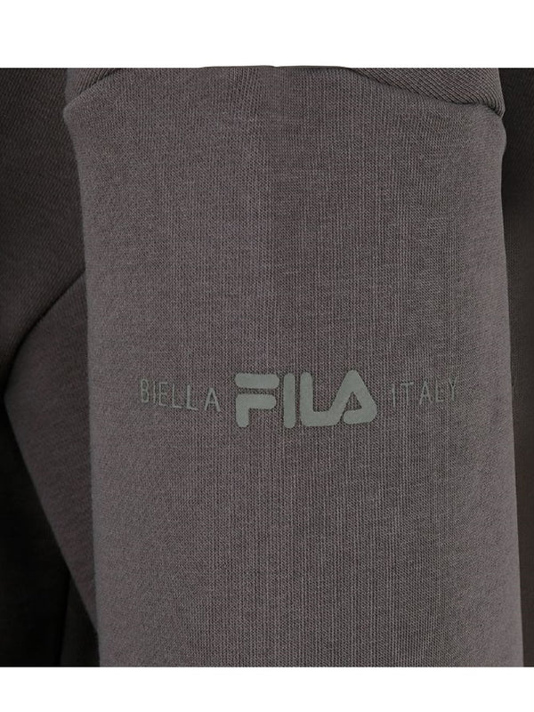 Felpa Over cappuccio Grigio