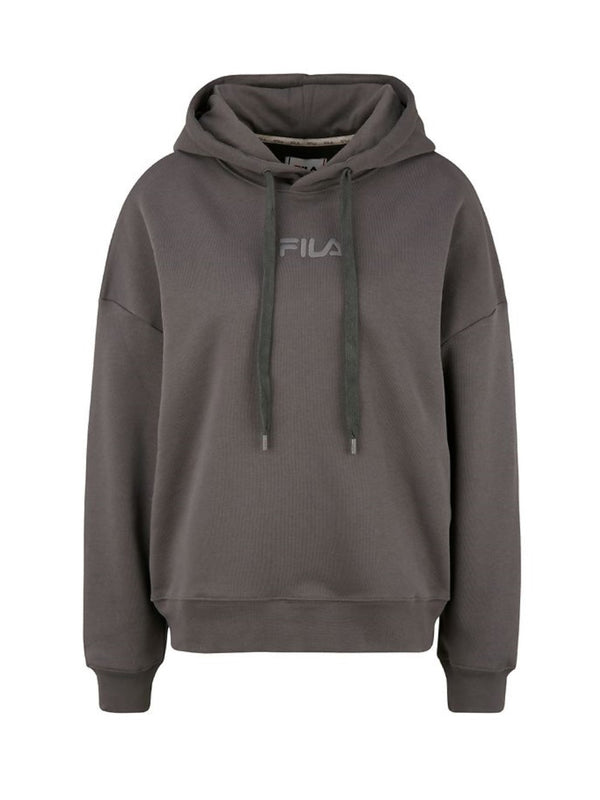Felpa Over cappuccio Grigio