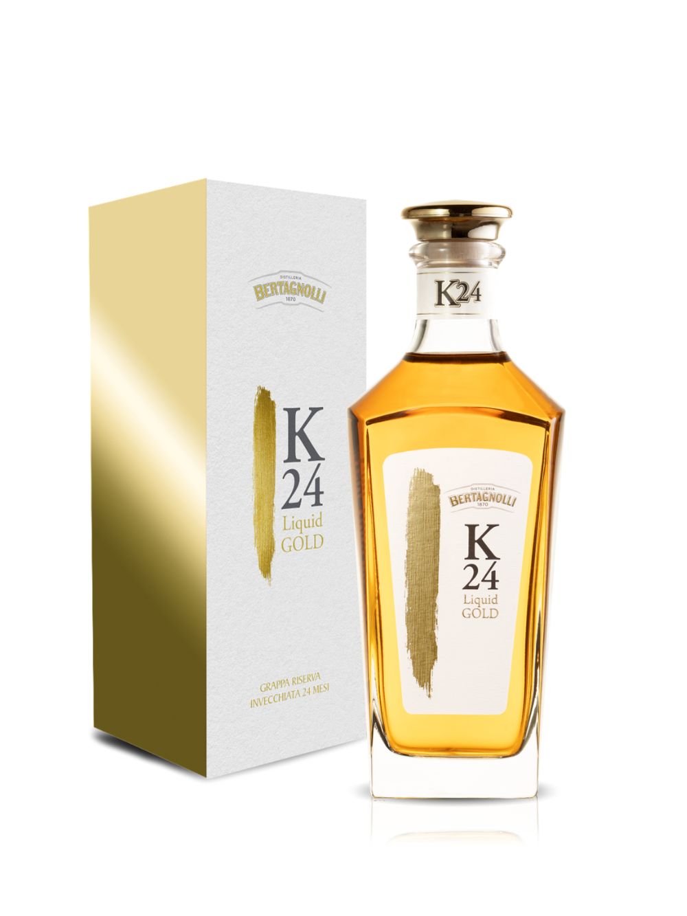 Grappa Riserva K24 Liquid Gold 70 cl Ast.