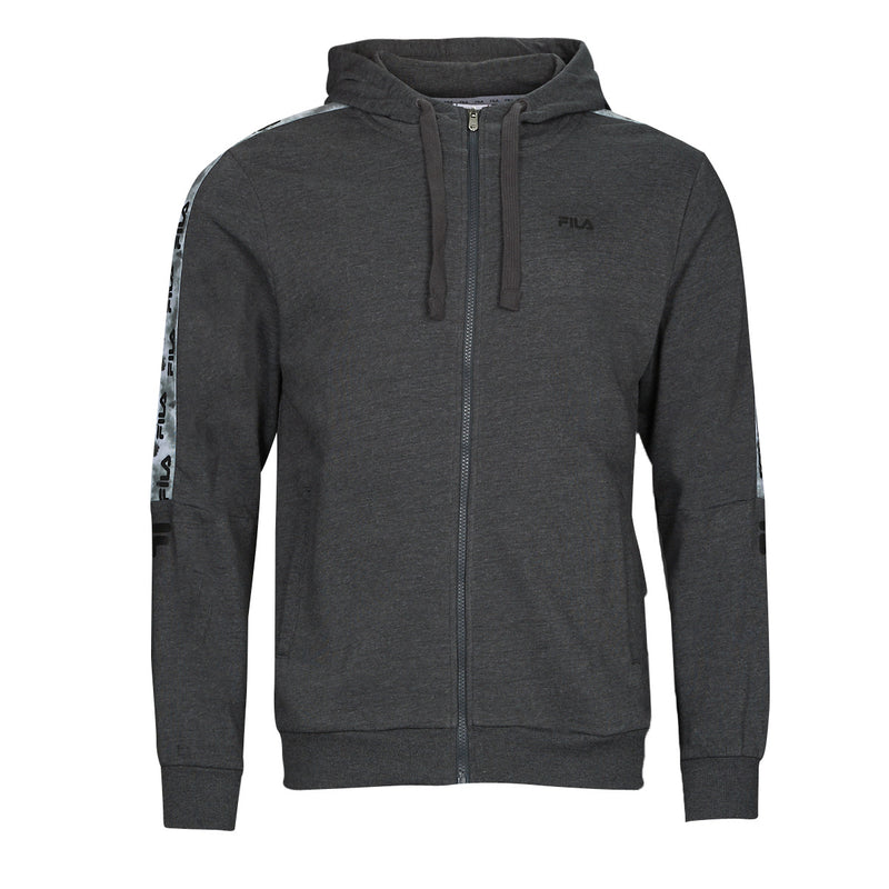 Felpa Cappuccio Zip Grigia Bastahl