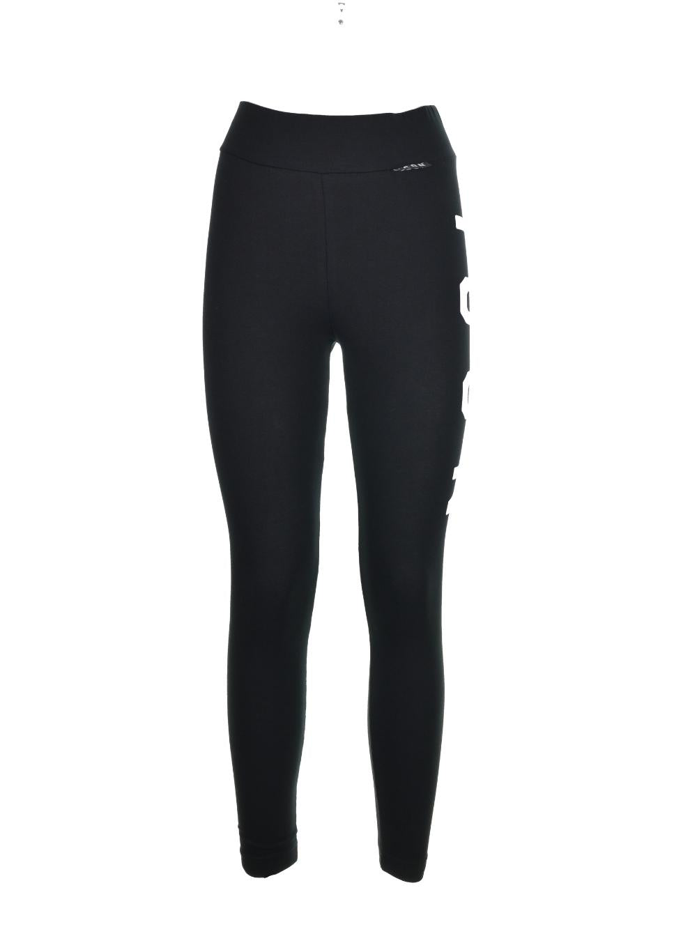 Leggings Nero Maxi Logo