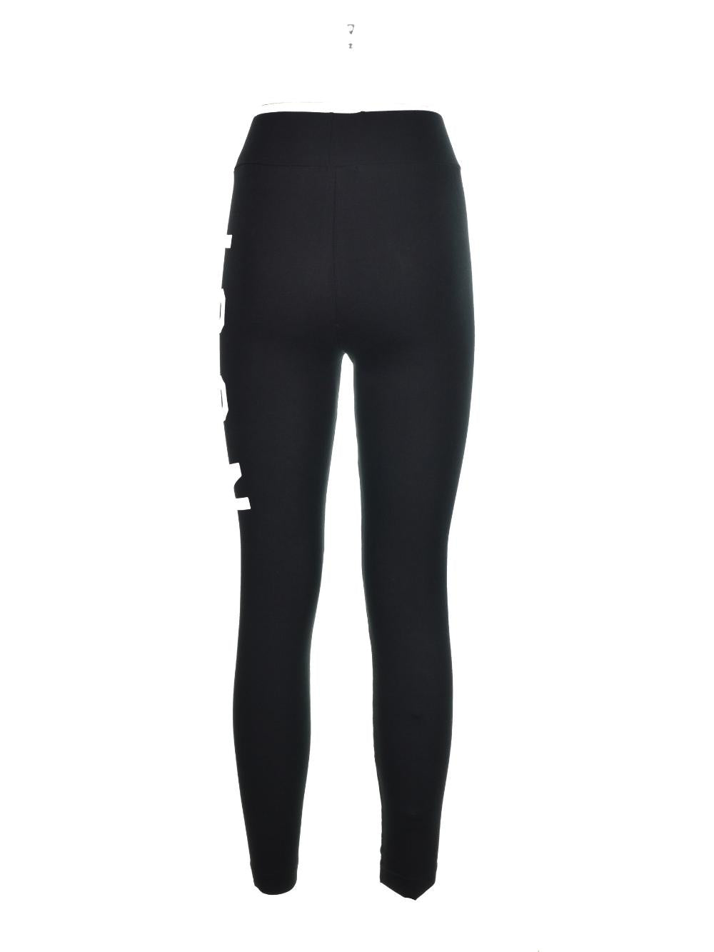 Leggings Nero Maxi Logo