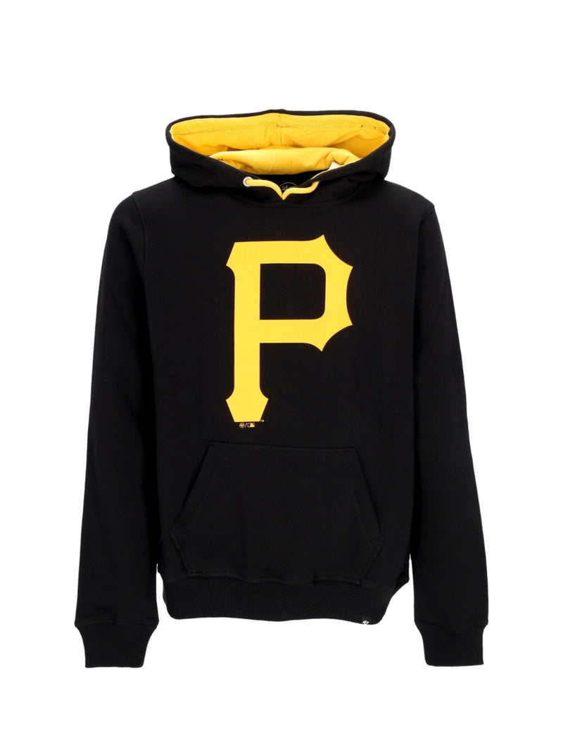 Felpa Cappuccio Nera Pittsburgh Pirates
