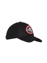 Cappellino Nero Patch Riflettente Antarctica