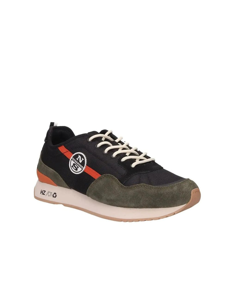 Scarpe Nere Verde Militare
