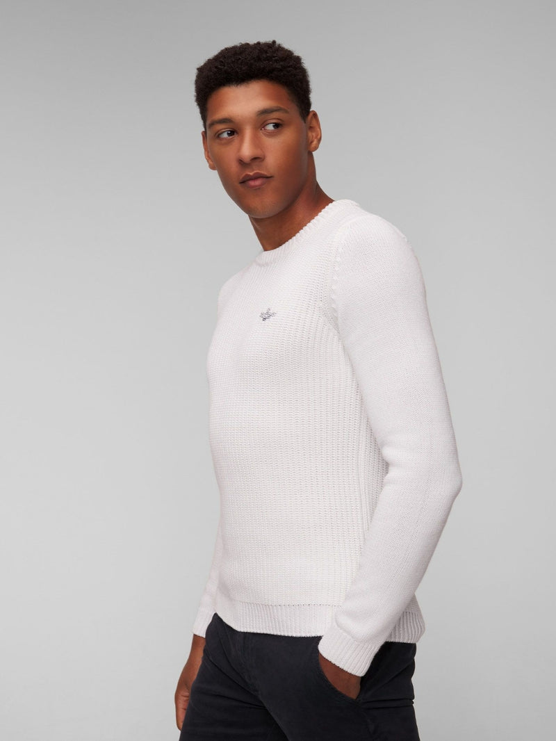 Maglione Bianco Coste