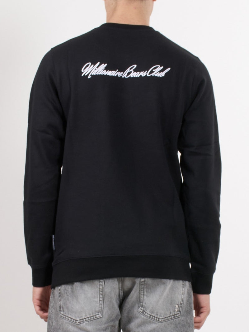Felpa Nera Millionaire Club