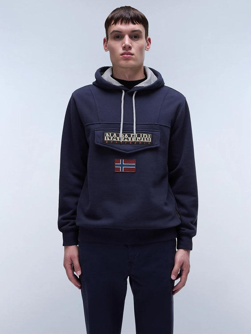 Felpa Blu Burgee Winter