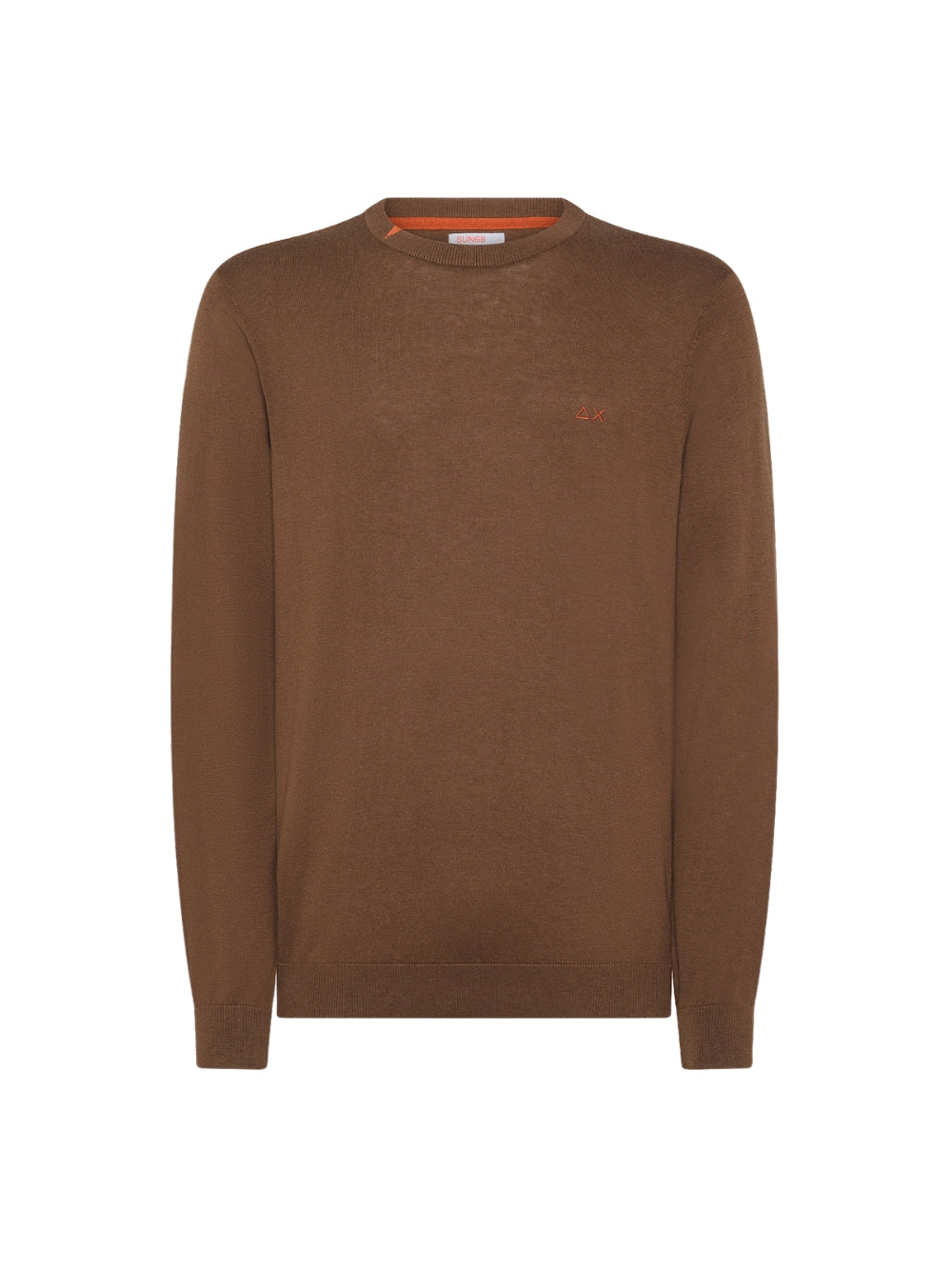 Maglia Marrone Round Solid