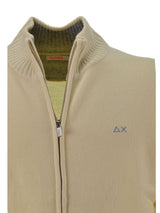 Full Zip Solid Warm Bianco