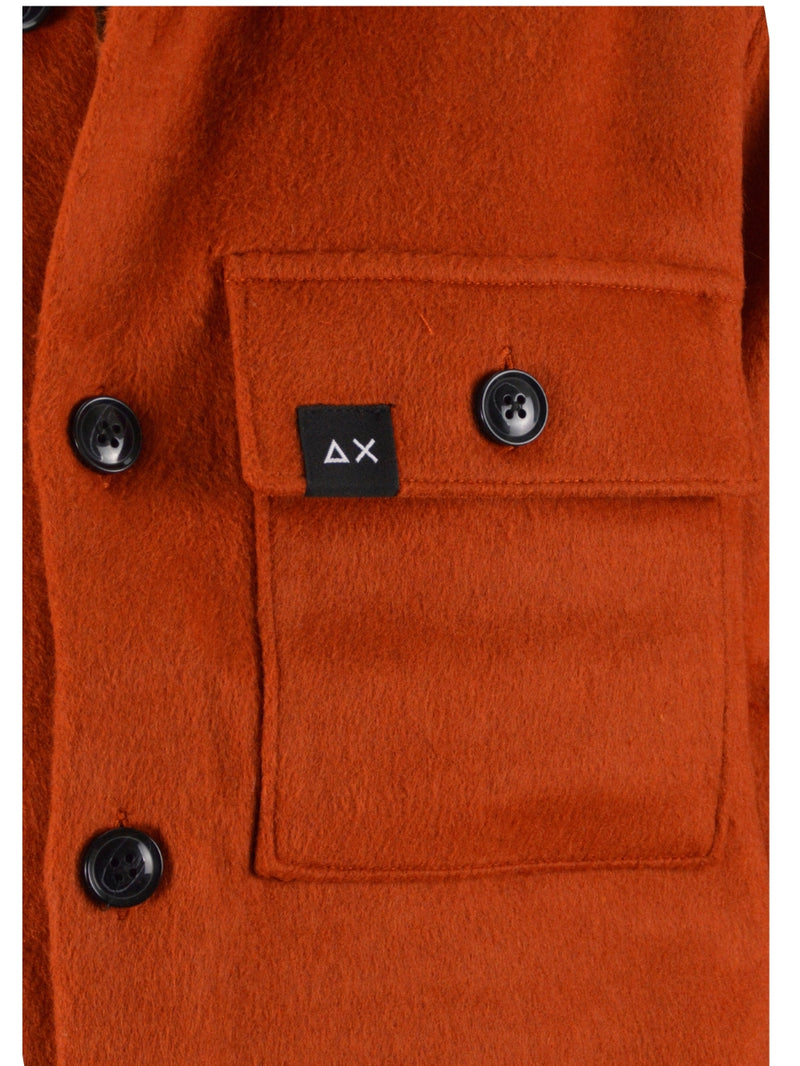 Over Shirt Panno Rust