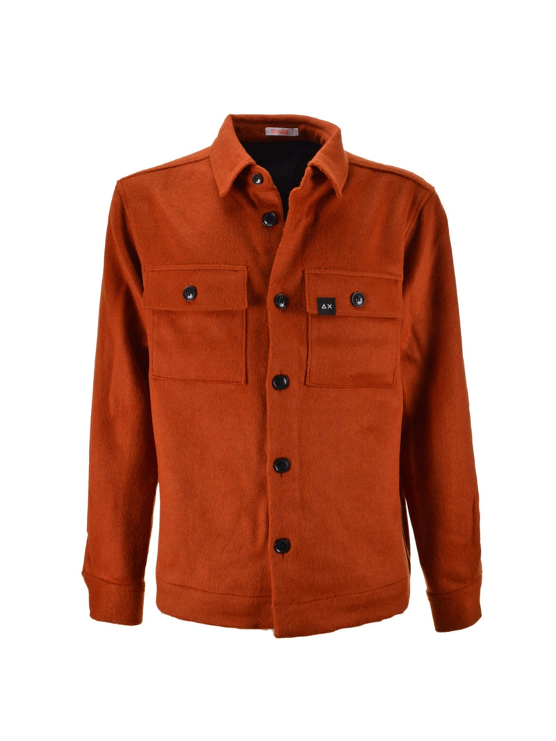 Over Shirt Panno Rust