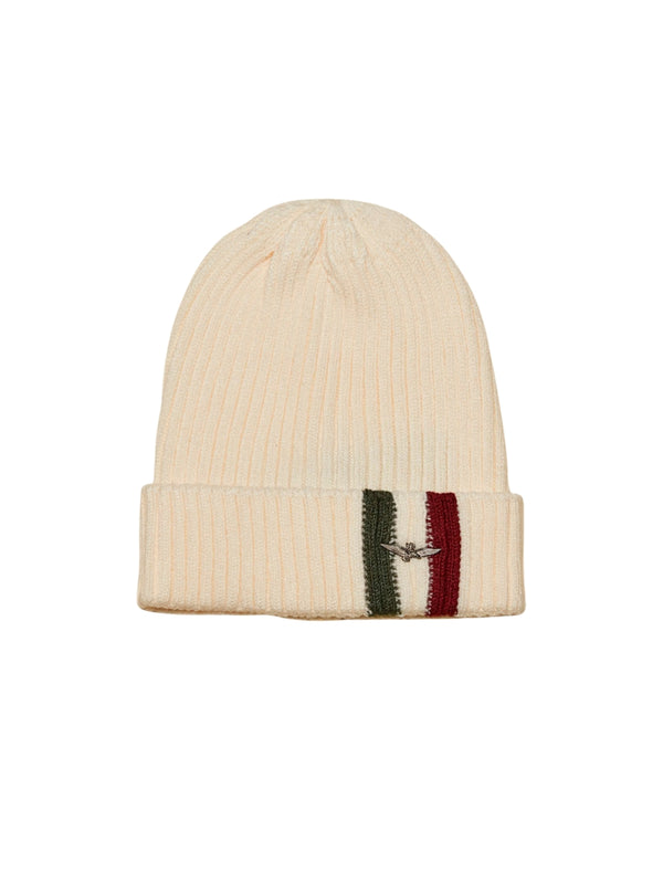 Berretto Bianco Tricolore