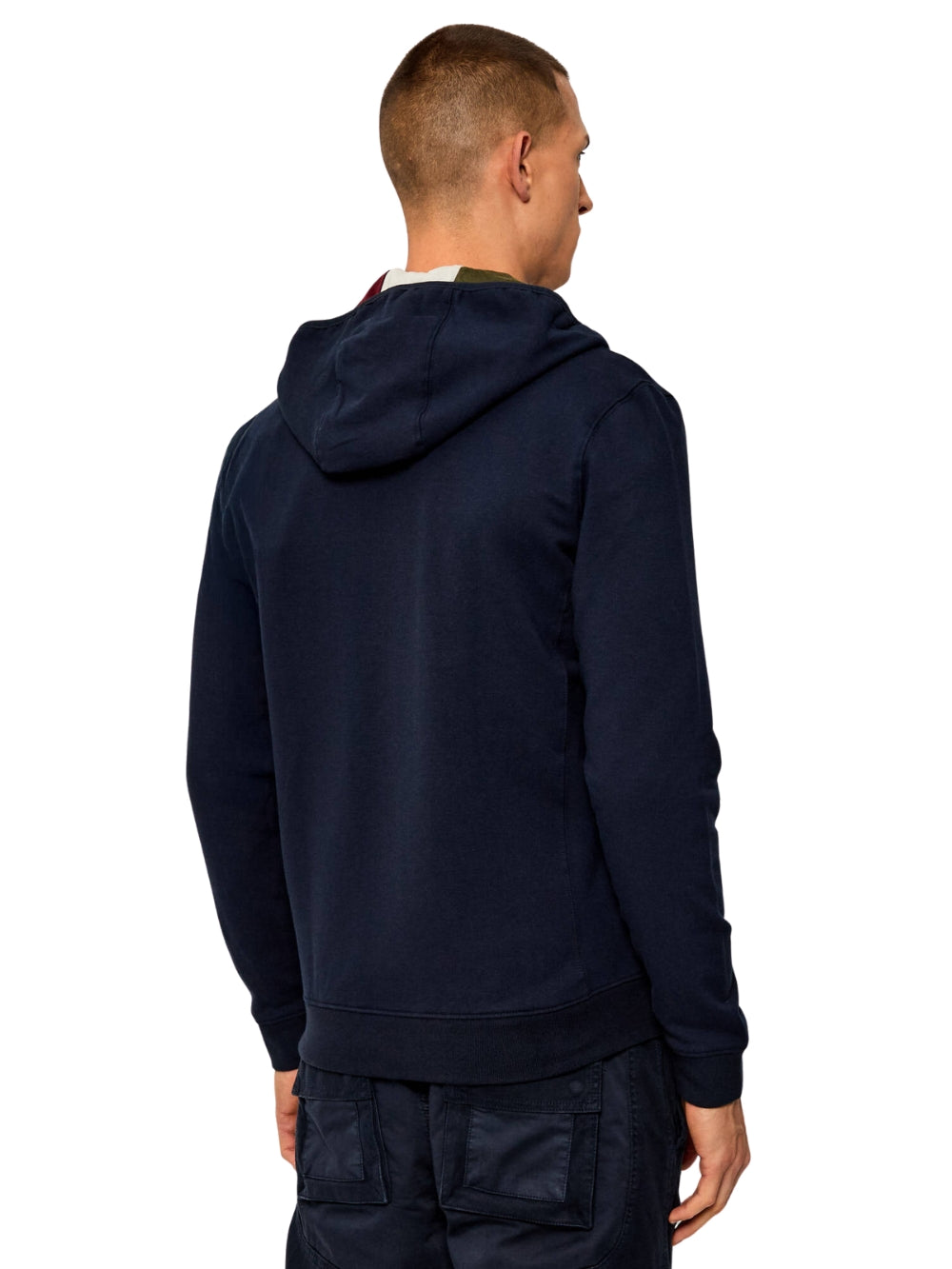 Felpa Cappuccio Blu