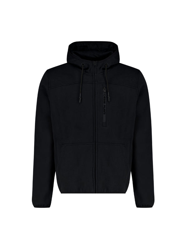 Felpa Zip Nera Yuri 3.0