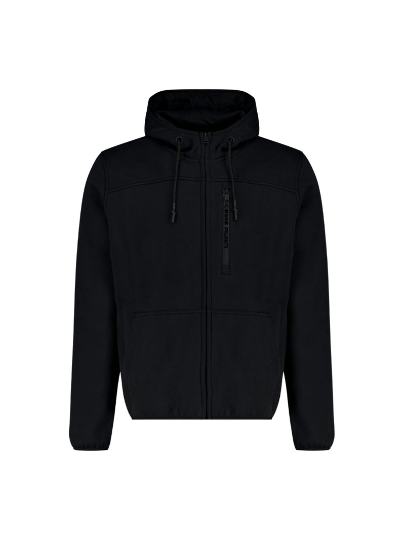 Felpa Zip Nera Yuri 3.0