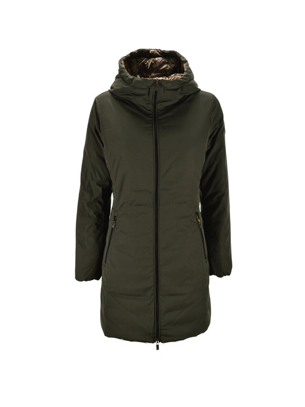Piumino Lungo Verde Kalie 2.0