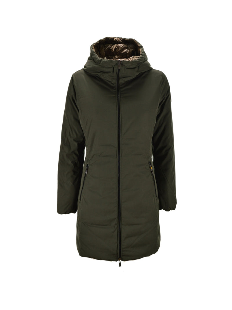 Piumino Lungo Verde Kalie 2.0