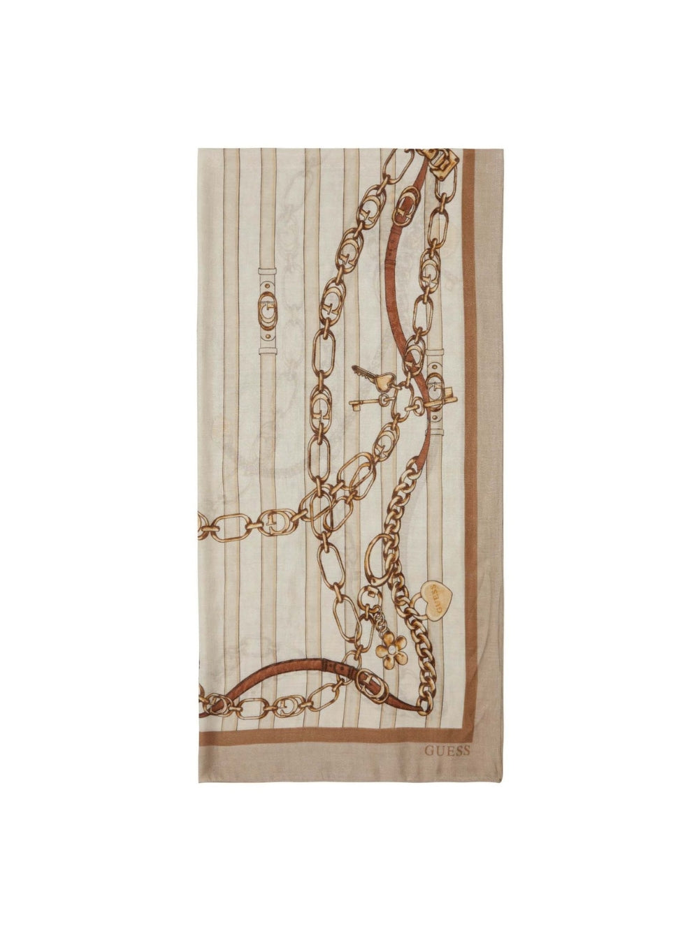 Foulard Strass Beige