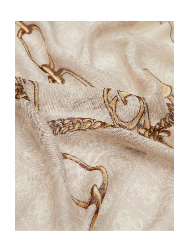 Foulard Strass Beige