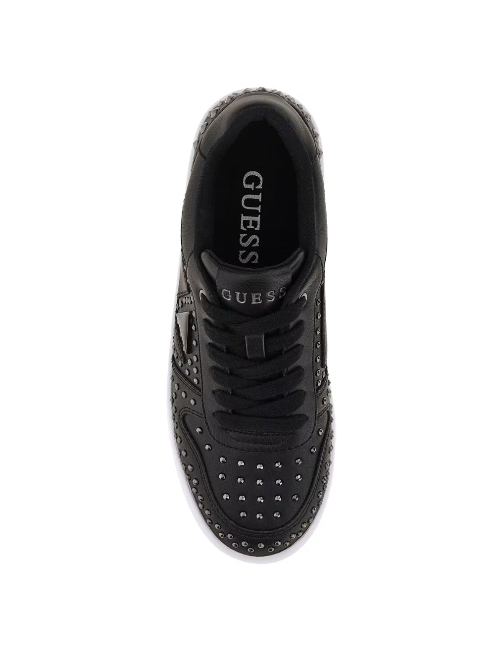 Sneaker Nere Borchie Mogana